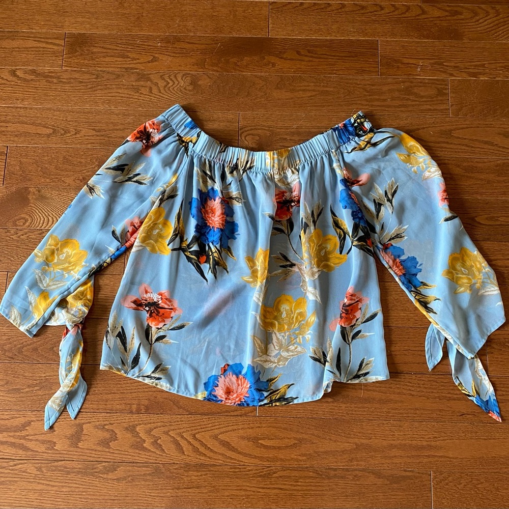 Floral Off-Shoulder Women's Top
